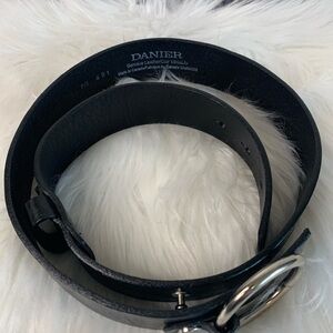 Danier Black Leather Belt